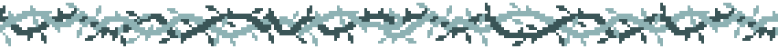 A twisting gray-blue vine divider made by The Bobbu.