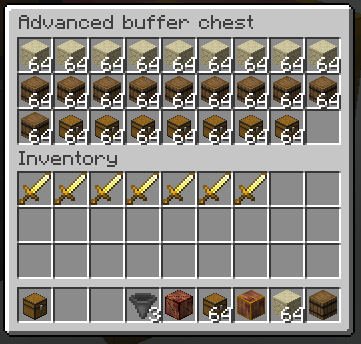 barrels in advanced chest