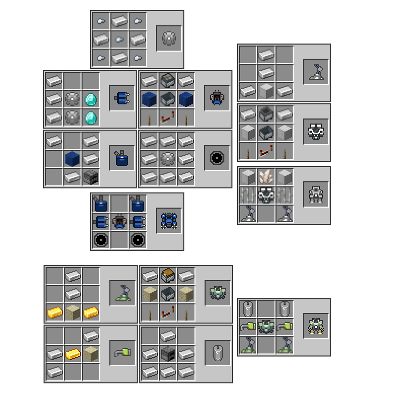 MTM Crafting Recipes