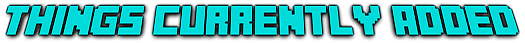 things currently added
