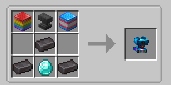 Crafting Machine Anvil with Crafting Bench