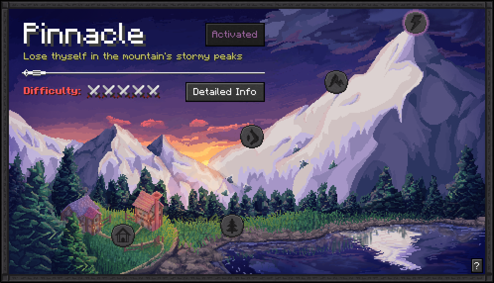 World Tier Selection Screen