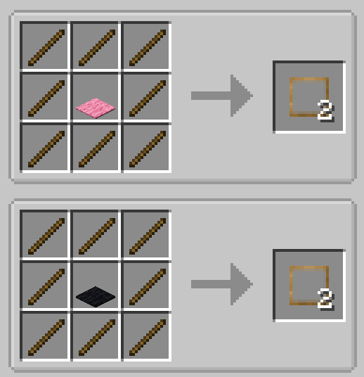 Carpet frame recipe