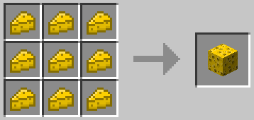 Cheese Block Crafting Recipe