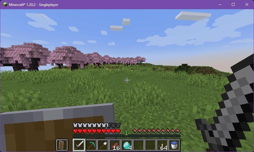 A GIF showing a player dying and keeping their armour and tools, but not ores