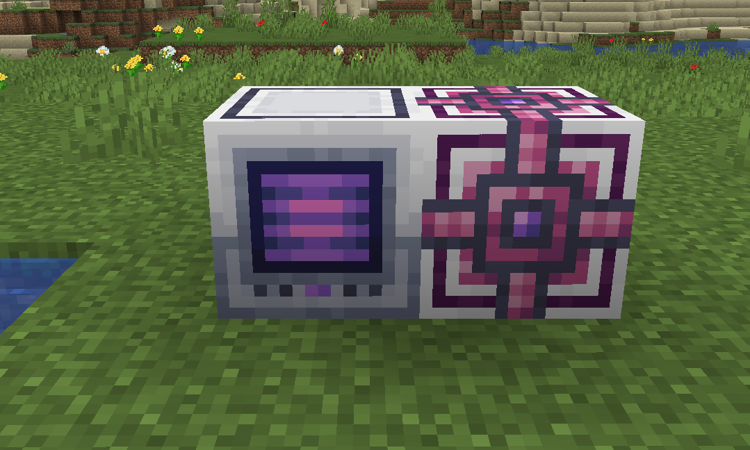 Crystal Pulverizer block with industrial appearance