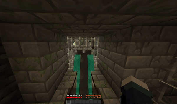 going through an end portal on horseback without dismounting