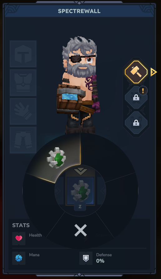 Equipping the Builder's Trinket