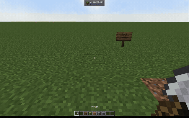 Random block placement
