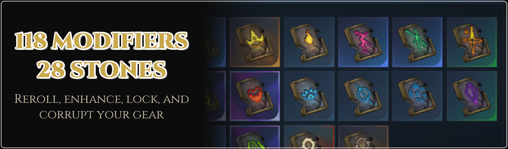 118 Modifiers, 28 Stones