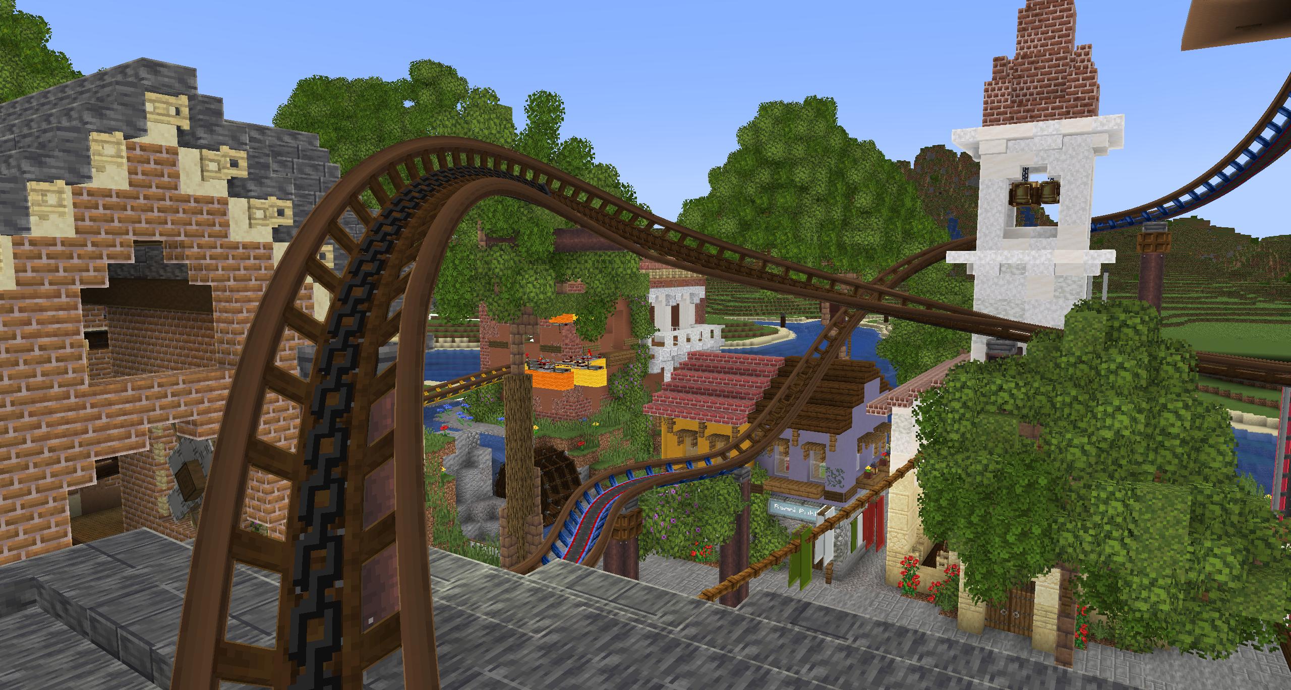 Dark oak tracks + brown dye example