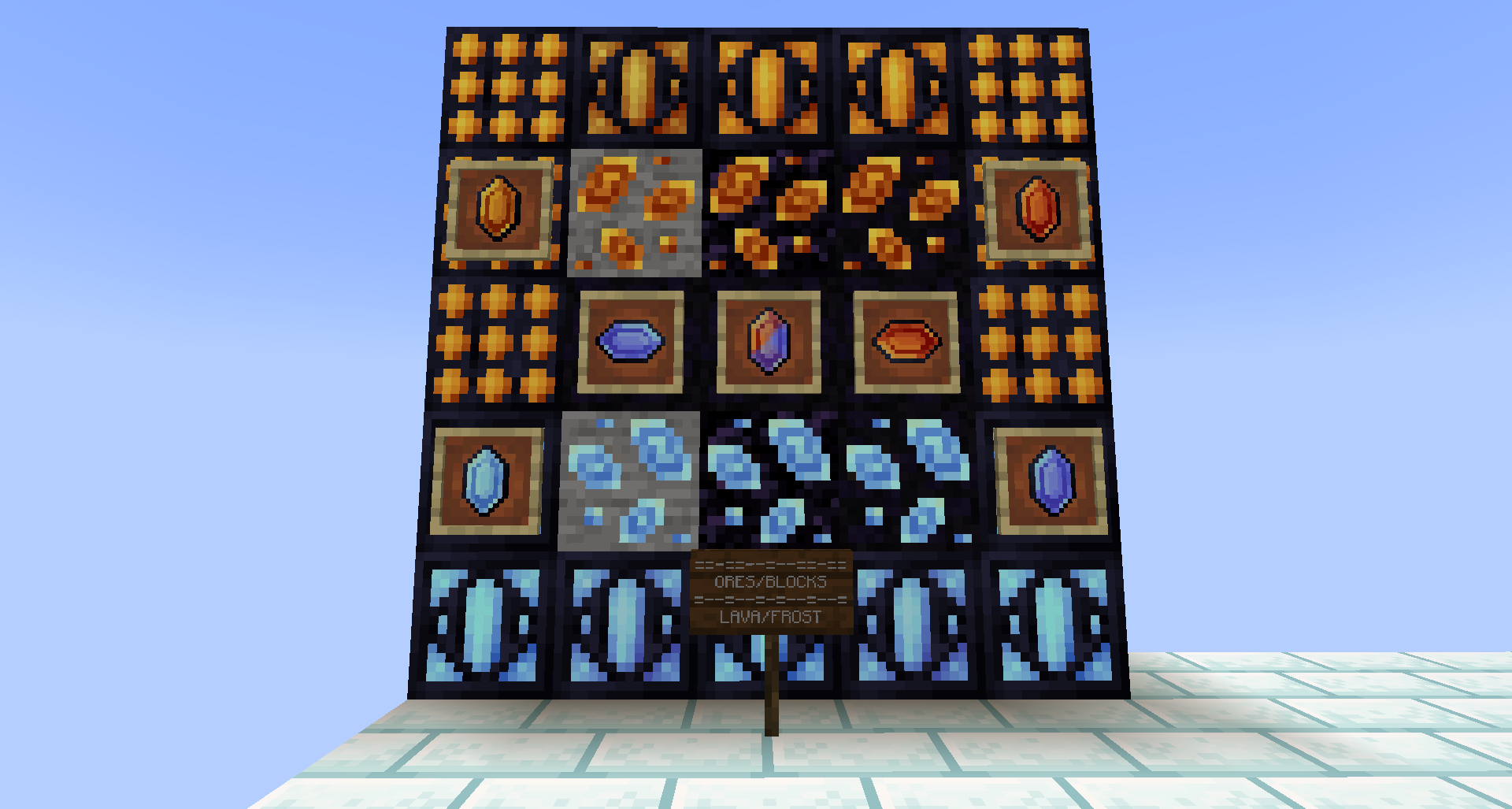 ArmorPlus Lava & Frost Crystal Blocks & Ores