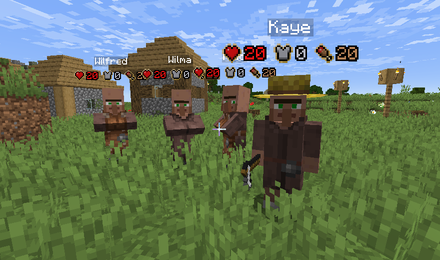 Partied villager just chilling