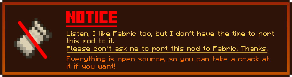 Please do not ask for a Fabric port
