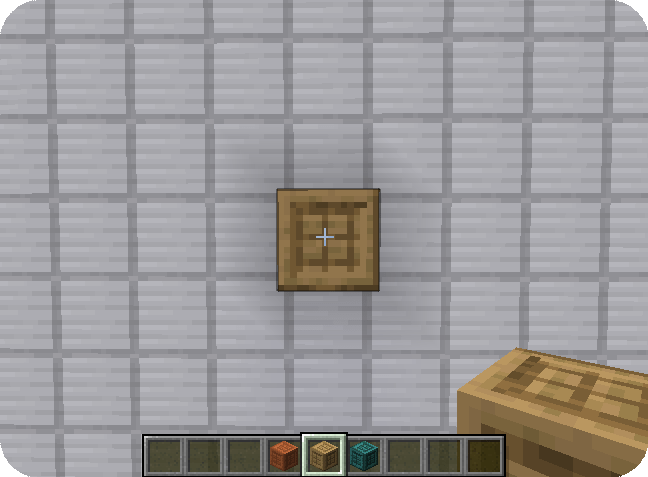 Bordered wooden tiles example