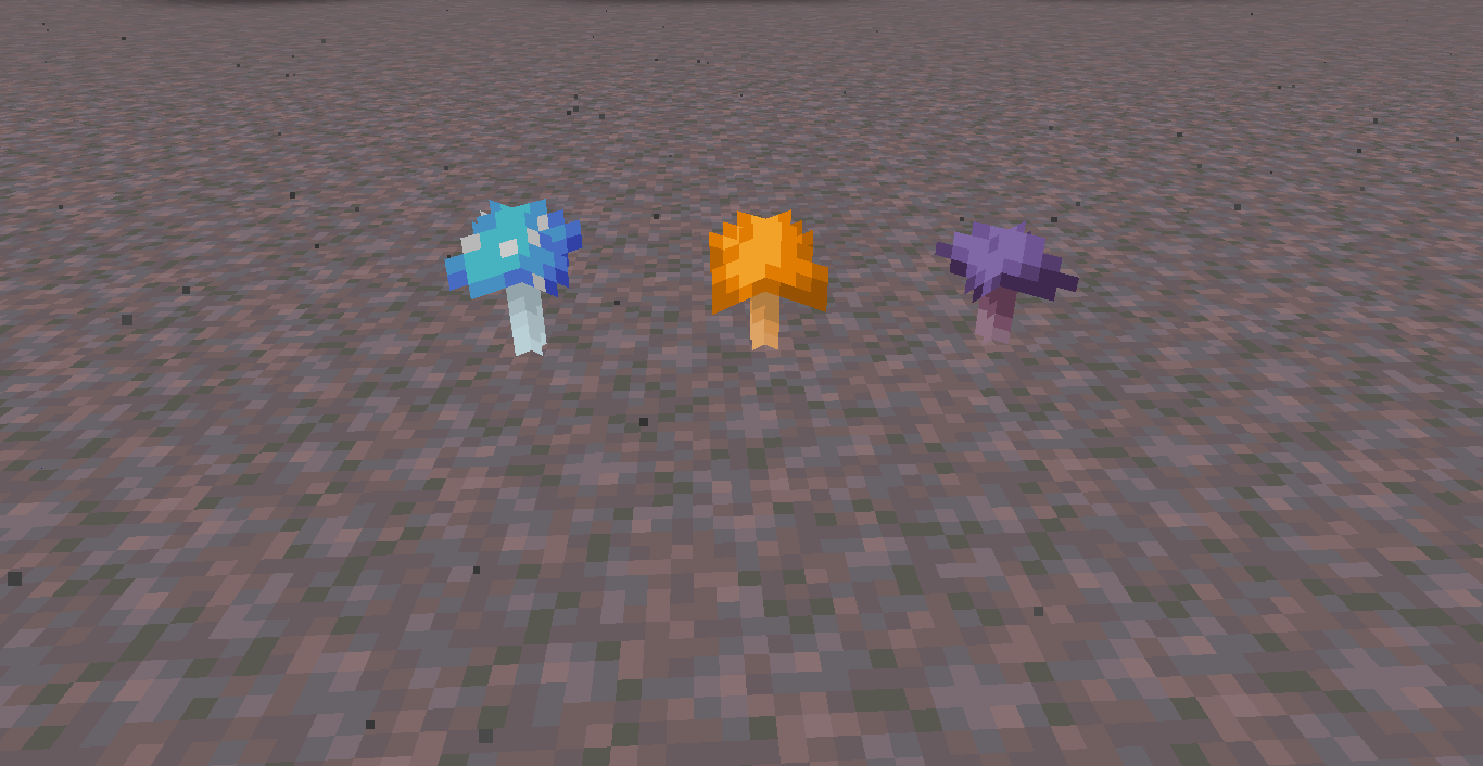 New mushroom colors