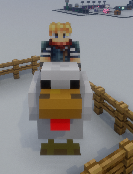 Mega Chicken with equipment
