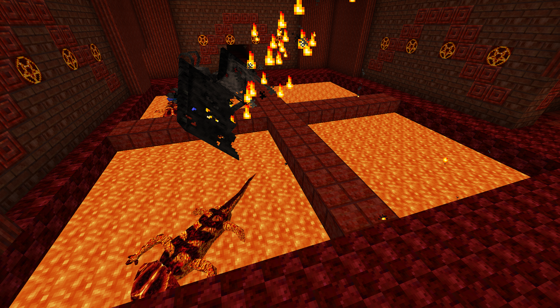 A Lava Pit from the Demonic Temple Dungeon