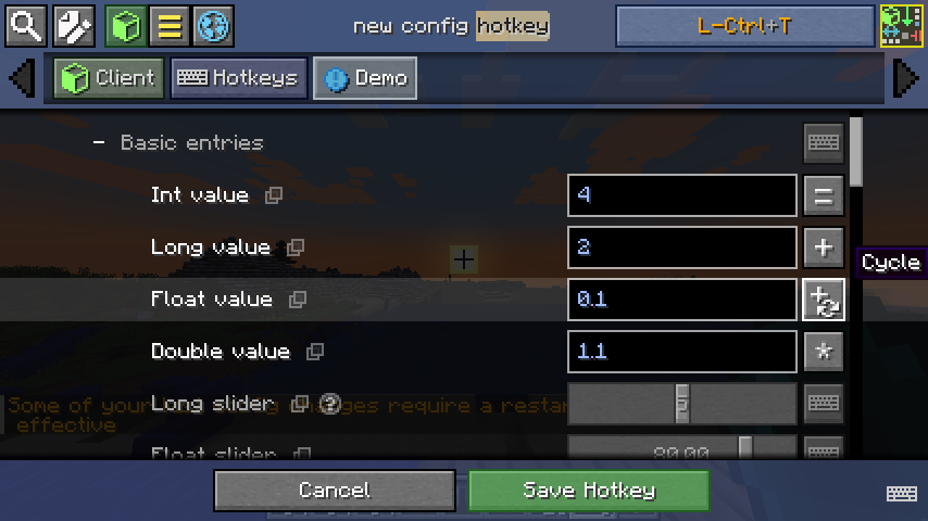 Hotkeys - New