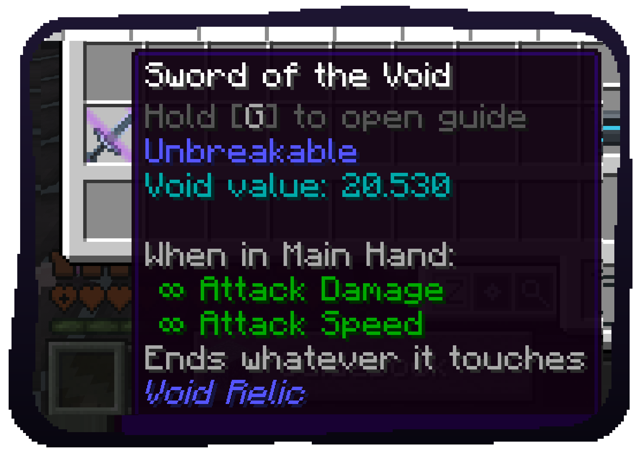 Infinity tooltips