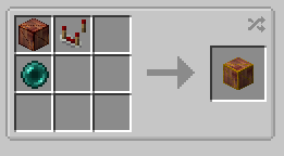 Advanced buffer chest crafting recipe.