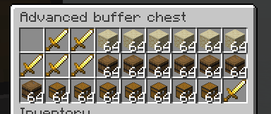 pushed more and more swords