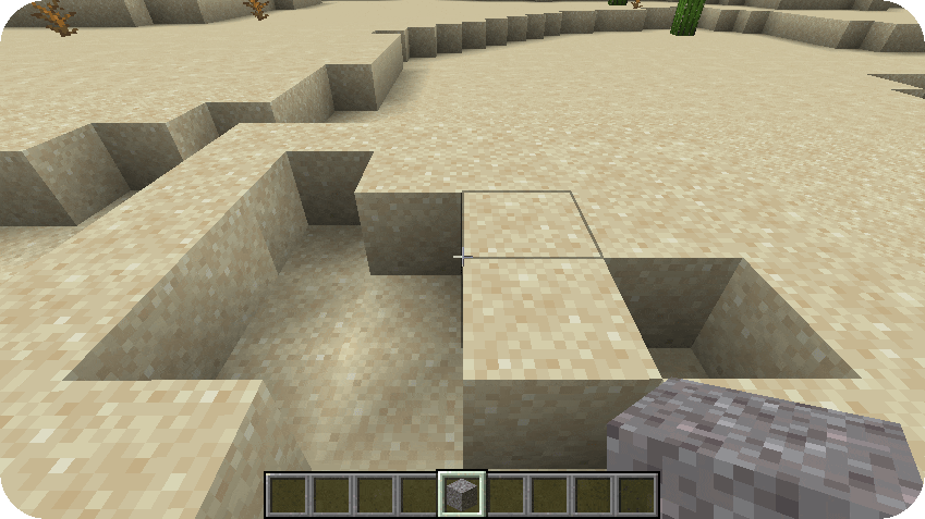 Sand overflow example