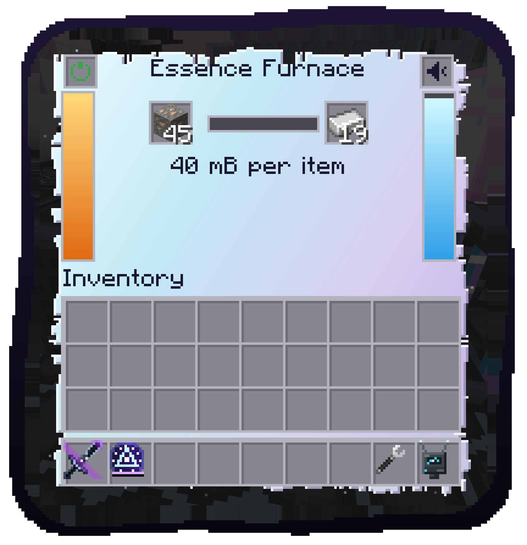 A machine interface