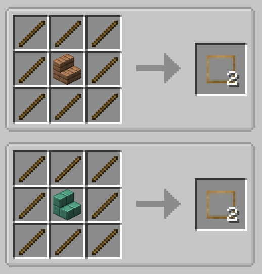 Stairs frame recipe