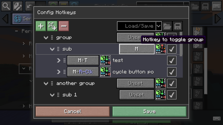 Hotkeys - Menu