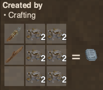 Clay tablet crafting recipe