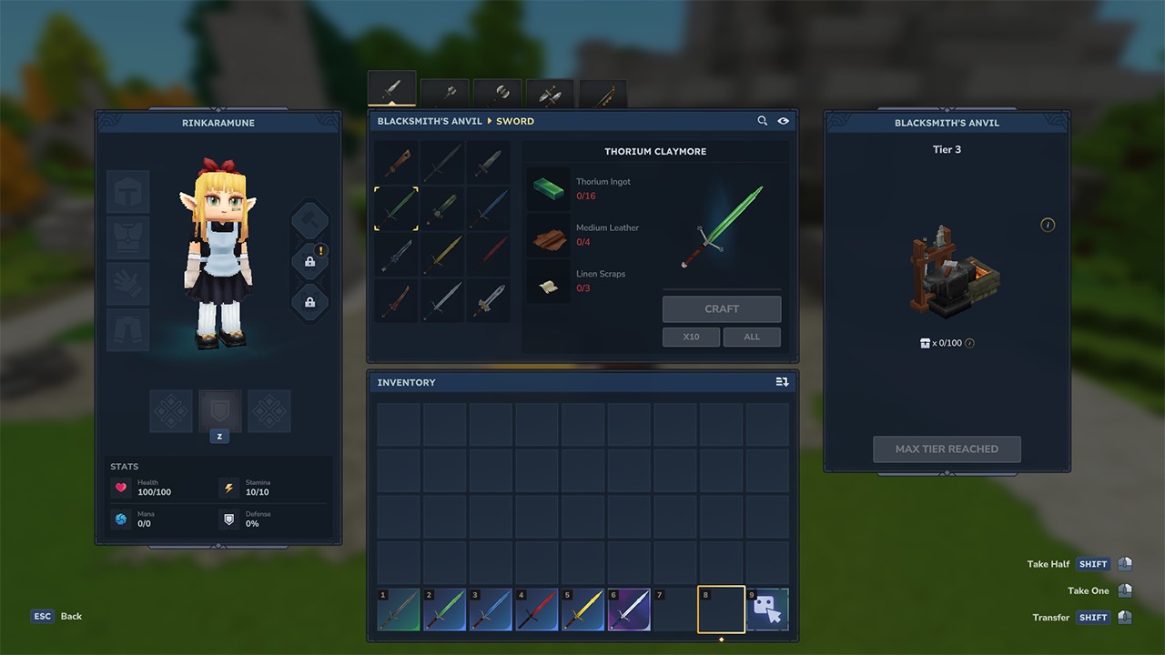 Claymore Recipes