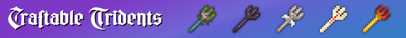 Craftable Tridents Banner