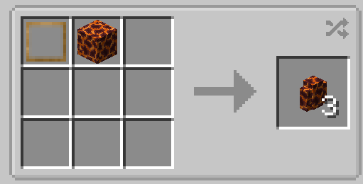 Magma block wall recipe