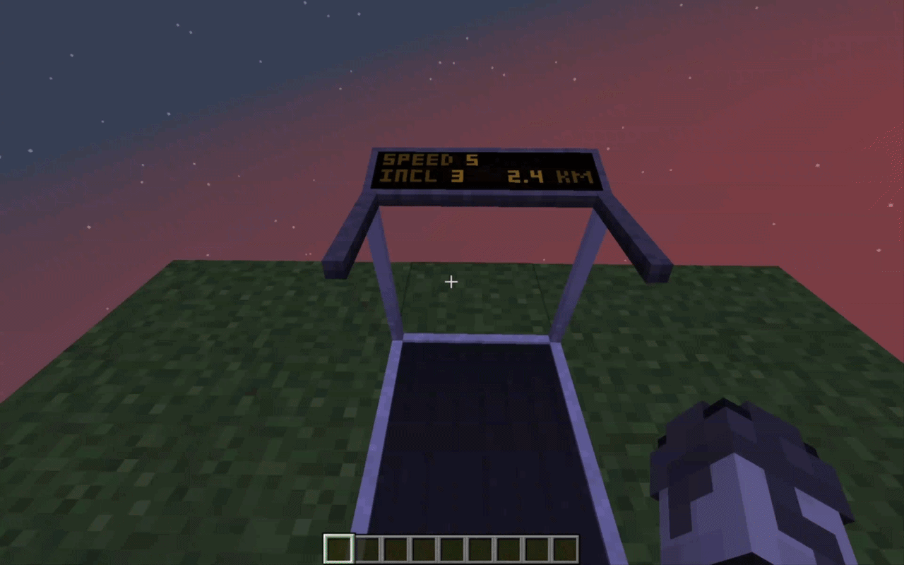Treadmill minigame