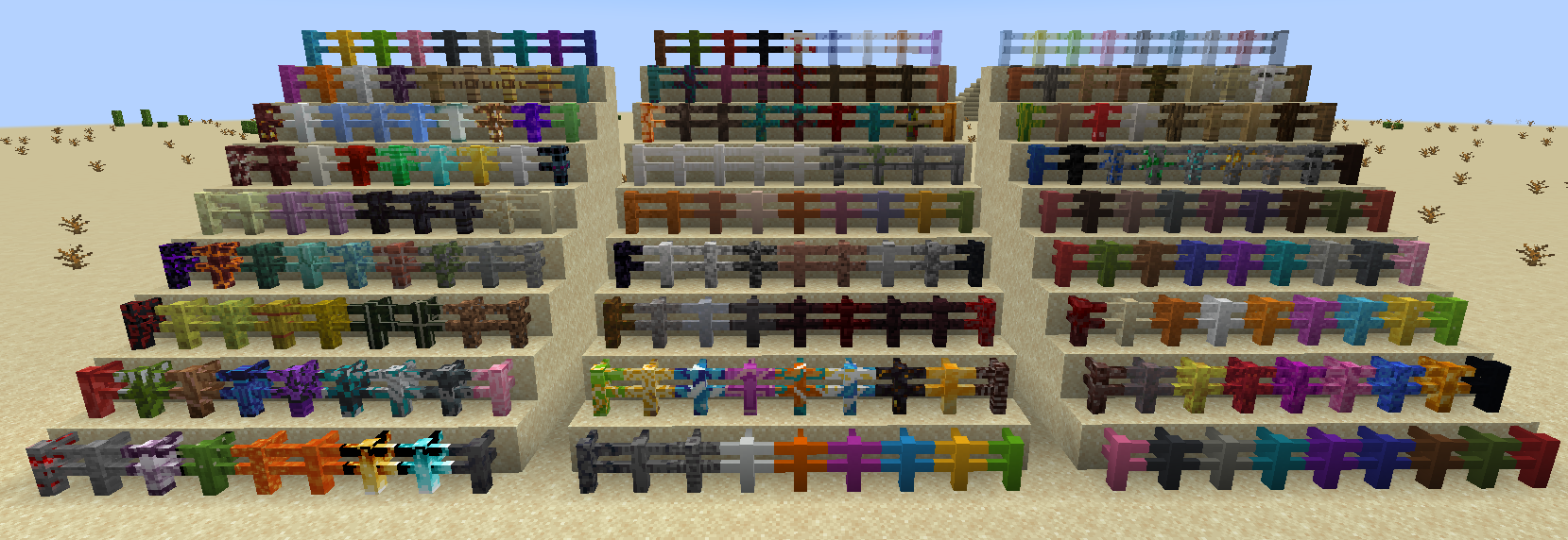 All fences from the mod