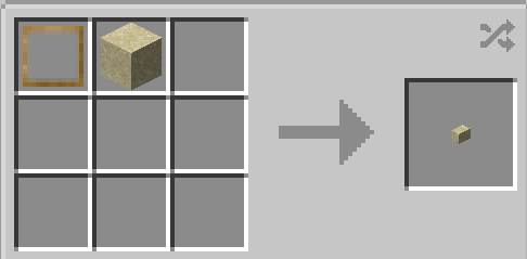 Sand button recipe