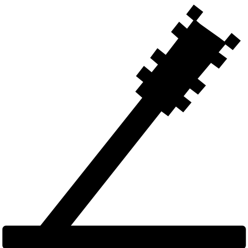 The default waypoint icon, which is a silhouette of an arrow embedded in the ground.
