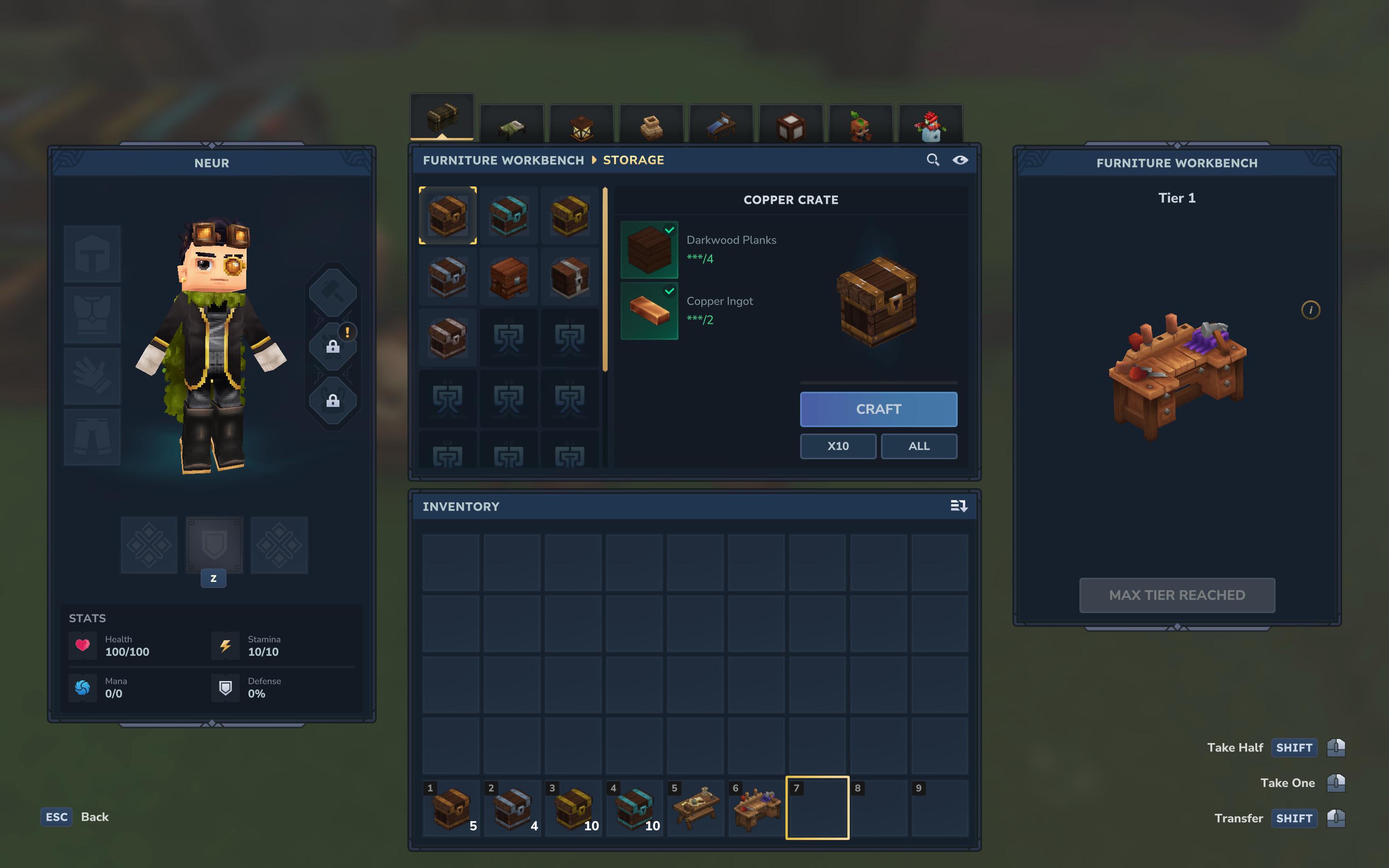 Crafting Recipe