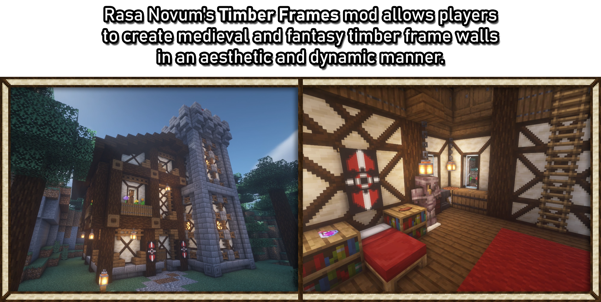 Timber frame house