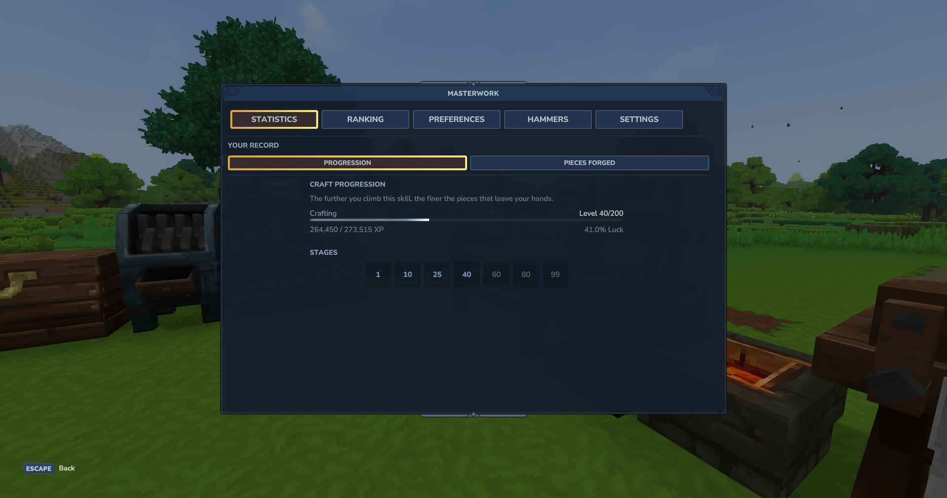 MMOSKILLTREE Progression