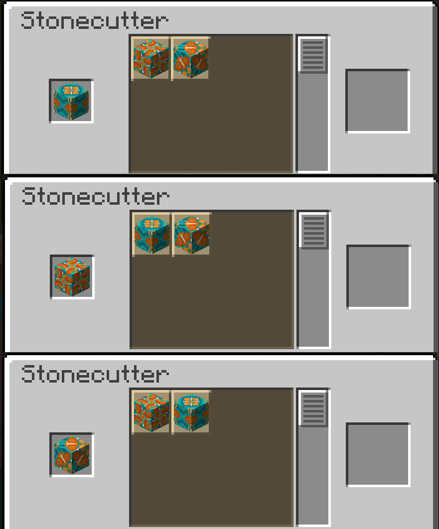Stonecutter recipes