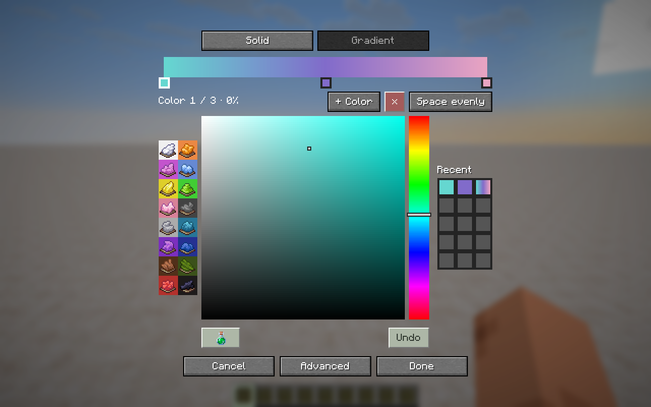 Multi-color gradients
