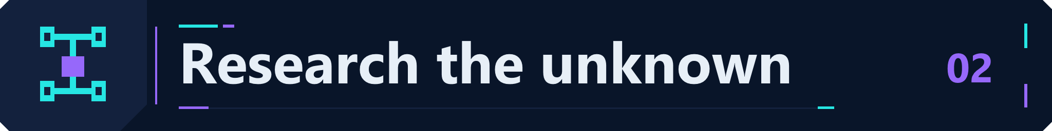 Research the unknown