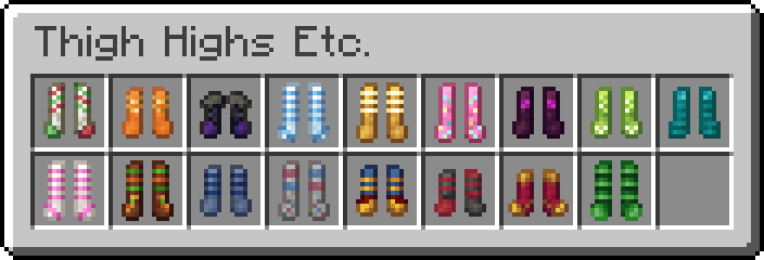 thigh highs inventory image