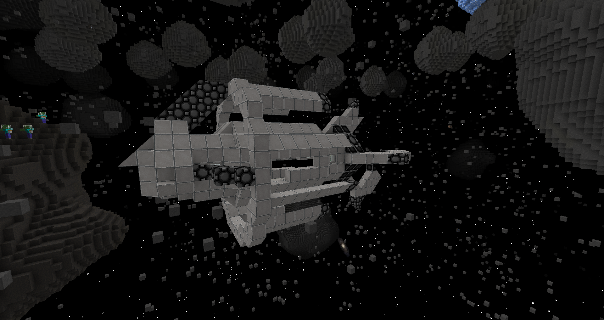 Wrecked Cargo Spaceship