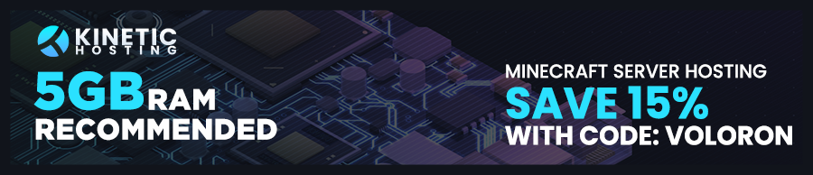 Kinetic hosting 15% off using code voloron