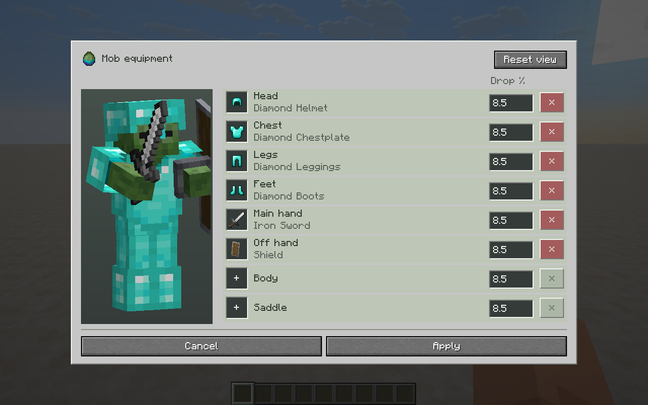 Mob equipment