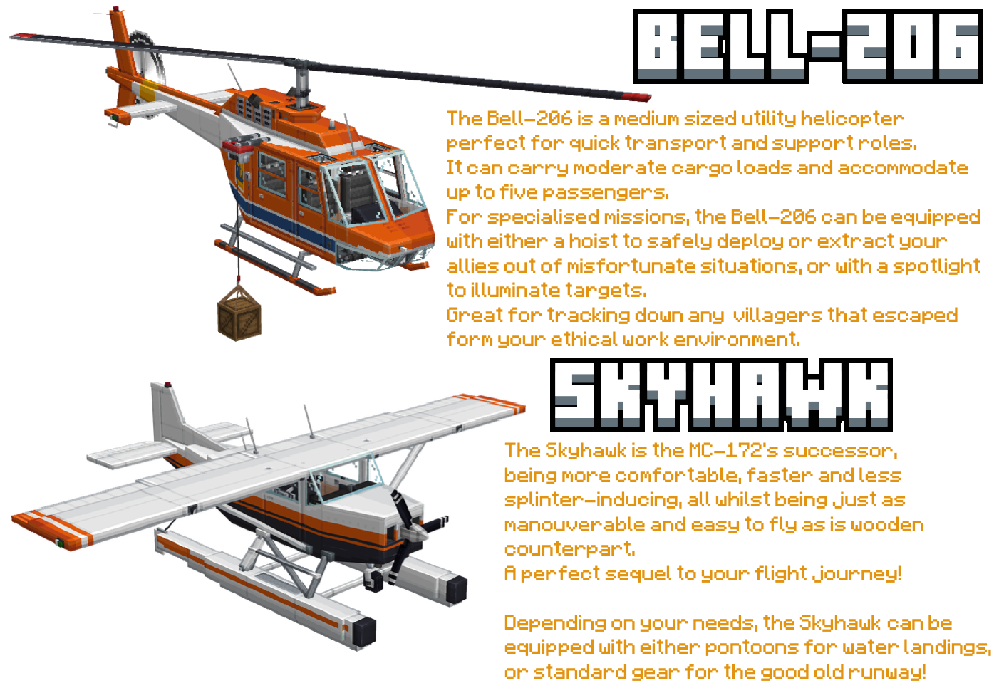 Skyhawk & Bell206