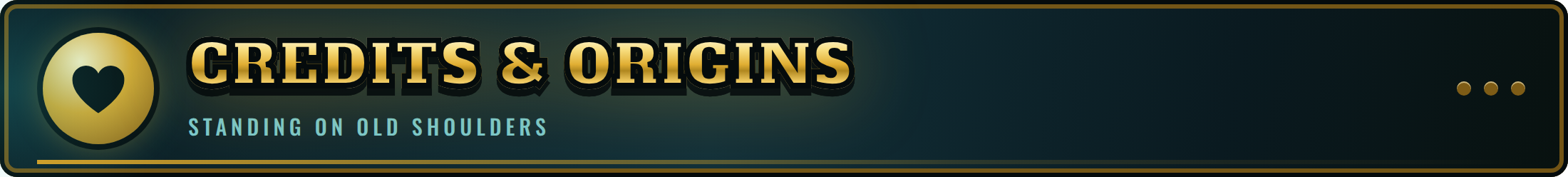 Credits and Origins